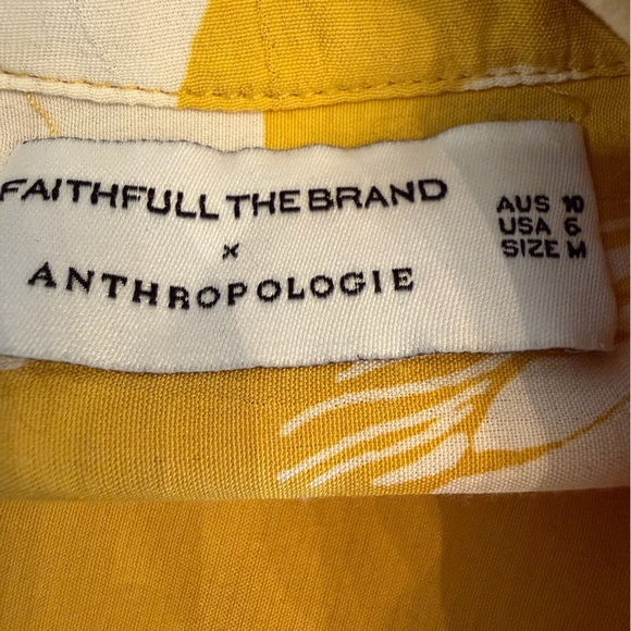 Anthropologie x Faithful Toulin Blouse Size 6 - Picture 11 of 12